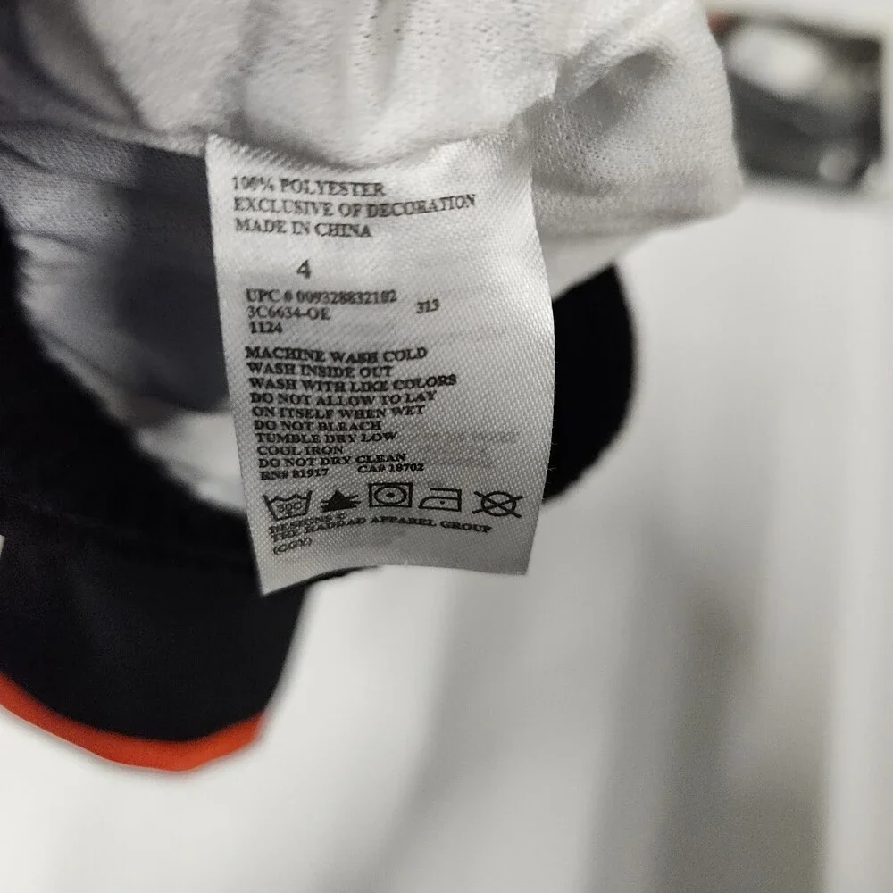 Nike Dri-Fit Oregon State Beavers Kids Running Shorts Size 4 Polyester Black 140